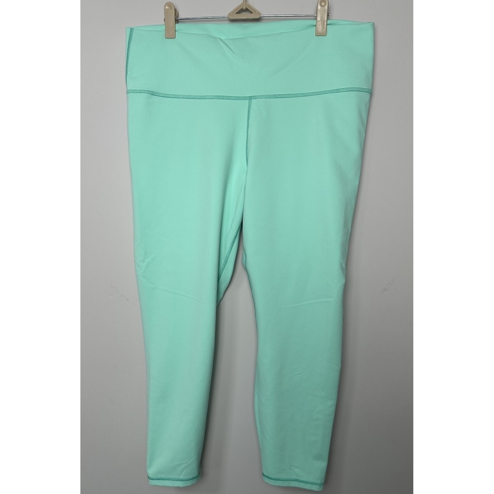 FABLETICS Real High-Waisted Leggings POWERHOLD Size XXL Pants‎ Blue Full Length